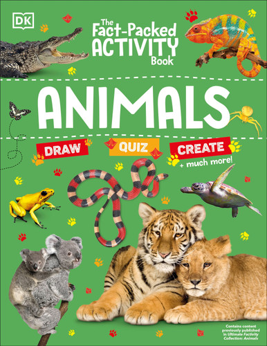 The Fact-Packed Activity Book Animals (The Fact Packed Activity Book) book cover by DK