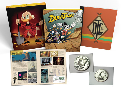 The Art of DuckTales (Deluxe Edition) book cover by Ken Plume, Disney