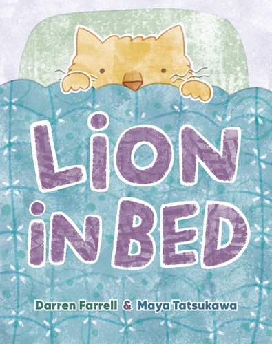 Lion in Bed book cover by Darren Farrell