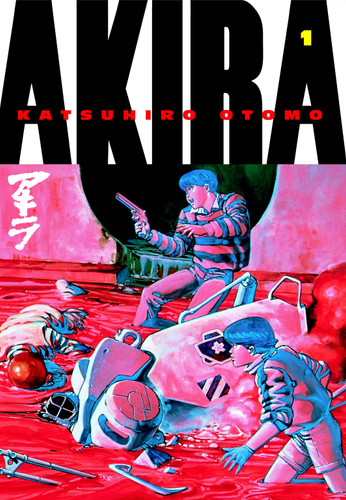 Akira 1 (Akira) book cover by Katsuhiro Otomo
