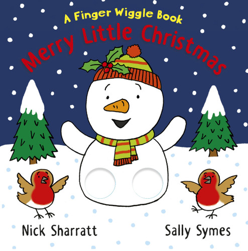 Merry Little Christmas: A Finger Wiggle Book (Finger Wiggle Books) book cover by Sally Symes