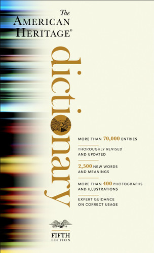 The American Heritage Dictionary: Fifth Edition book cover by Houghton Mifflin Company