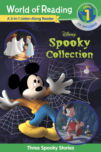World of Reading: Disney's Spooky Collection 3-in-1 Listen-Along Reader-Level 1 Reader: 3 Scary Stories with CD! (World of Reading) book cover by Disney Books
