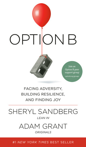 Option B: Facing Adversity, Building Resilience, and Finding Joy book cover by Sheryl Sandberg, Adam Grant