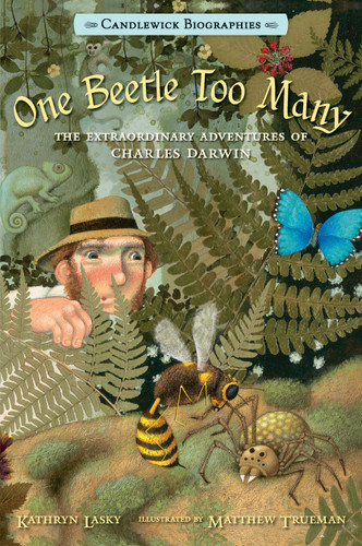 One Beetle Too Many: The Extraordinary Adventures of Charles Darwin: Candlewick Biographies (Candlewick Biographies) book cover by Kathryn Lasky