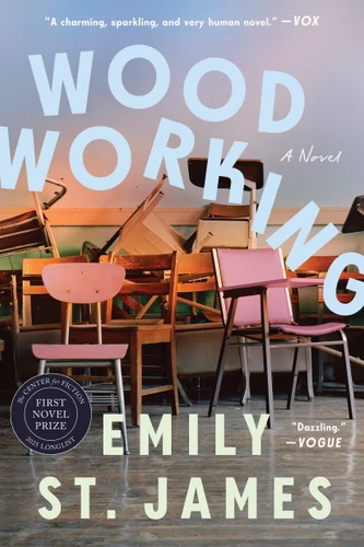 Woodworking book cover by Emily St. James