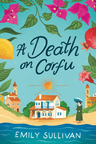 A Death on Corfu (A Minnie Harper Mystery) book cover by Emily Sullivan