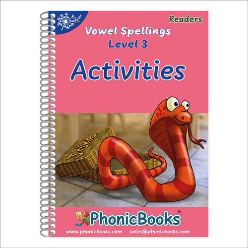 Phonic Books Dandelion Readers Vowel Spellings Level 3 Activities: Activities Accompanying Dandelion Readers Vowel Spellings Level 3 (Four to five alternative spelling (Phonic Books Beginner Decodable) book cover by Phonic Books