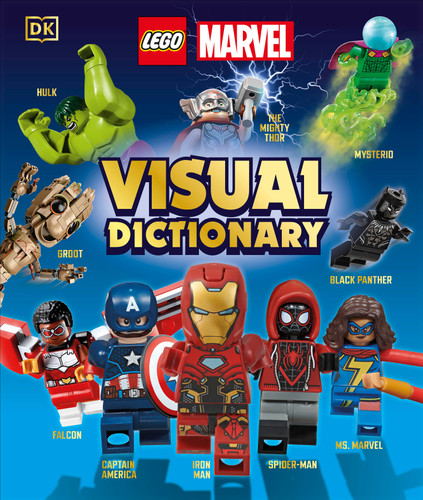 LEGO Marvel Visual Dictionary (Library Edition): Without Minifigure book cover by Simon Hugo, Amy Richau