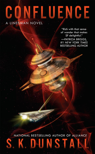Confluence (A Linesman Novel) book cover by S. K. Dunstall