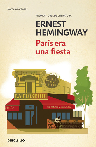 París era una fiesta / A Moveable Feast book cover by Ernest Hemingway