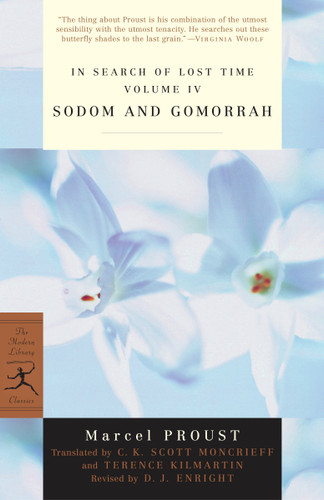 In Search of Lost Time Volume IV Sodom and Gomorrah (Modern Library Classics) book cover by Marcel Proust