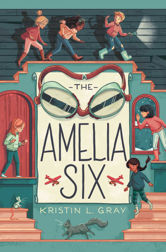 The Amelia Six book cover by Kristin L. Gray
