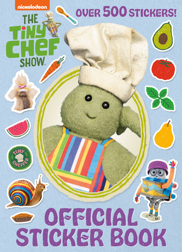 The Tiny Chef Show Official Sticker Book (The Tiny Chef Show) book cover by Golden Books