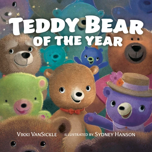 Teddy Bear of the Year book cover by Vikki VanSickle