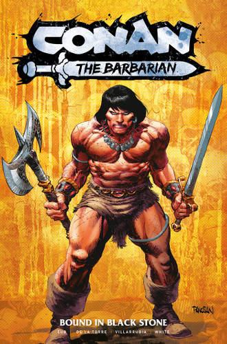 Conan the Barbarian: Bound In Black Stone Vol.1 (CONAN THE BARBARIAN) book cover by 