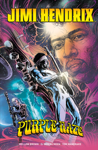 Jimi Hendrix: Purple Haze book cover by Mellow Brown, DJ Ben Ha Meen