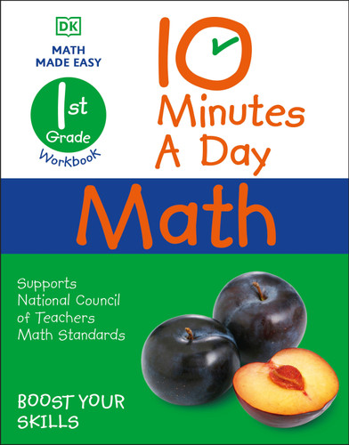 10 Minutes a Day Math, 1st Grade (DK 10-Minutes a Day) book cover by Carol Vorderman