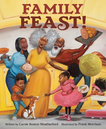 Family Feast! book cover by Carole Boston Weatherford