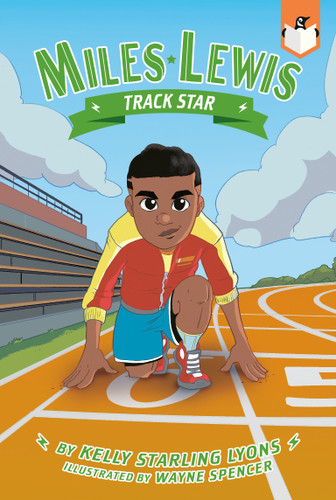 Track Star #4 (Miles Lewis) book cover by Kelly Starling Lyons