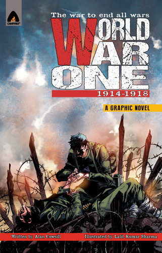 World War One: 1914-1918 (Campfire Graphic Novels) book cover by Alan Cowsill