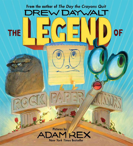 The Legend of Rock Paper Scissors book cover by Drew Daywalt
