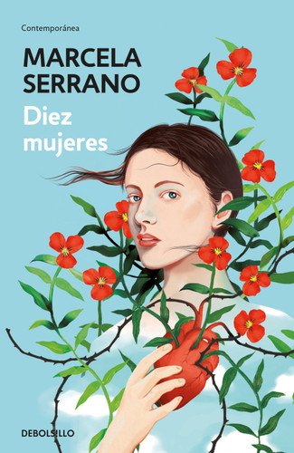 Diez mujeres / Ten Women book cover by Marcela Serrano