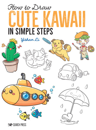How to Draw Cute Kawaii in Simple Steps (How to Draw) book cover by Yishan Li