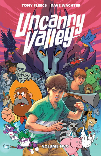 Uncanny Valley Vol. 2 (Uncanny Valley) book cover by Tony Fleecs