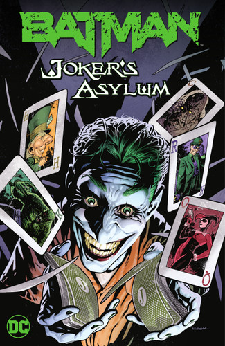 Batman: Joker's Asylum book cover by Jason Aaron