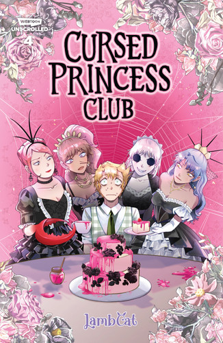 Cursed Princess Club, Vol. 4: A Webtoon Unscrolled Graphic Novel book cover by LambCat