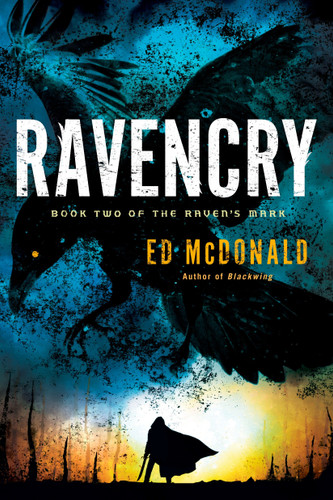 Ravencry (Raven's Mark) book cover by Ed McDonald