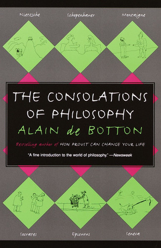The Consolations of Philosophy (Vintage International) book cover by Alain De Botton