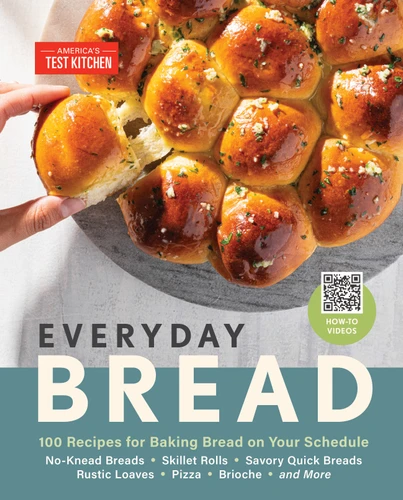 Everyday Bread: 100 Recipes for Baking Bread on Your Schedule book cover by America's Test Kitchen