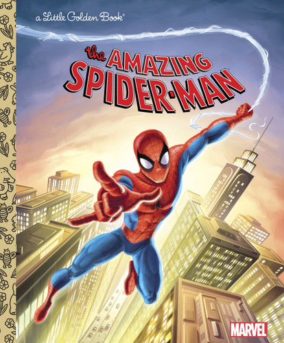 The Amazing Spider-Man (Marvel: Spider-Man) (Little Golden Book) book cover by Frank Berrios