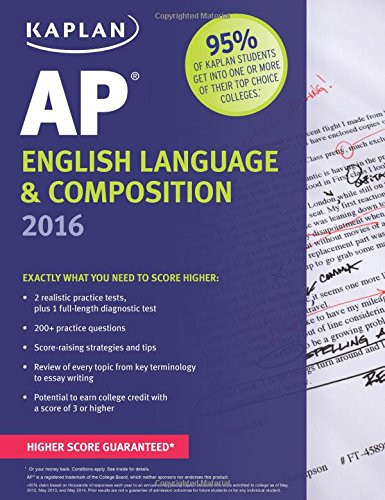 Kaplan AP English Language & Composition (2016) Cover