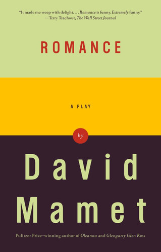 Romance book cover by David Mamet