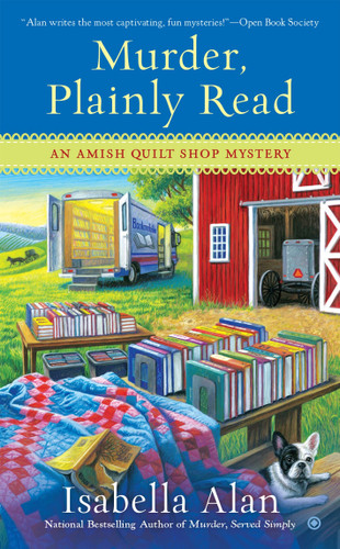 Murder, Plainly Read (Amish Quilt Shop Mystery) book cover by Isabella Alan