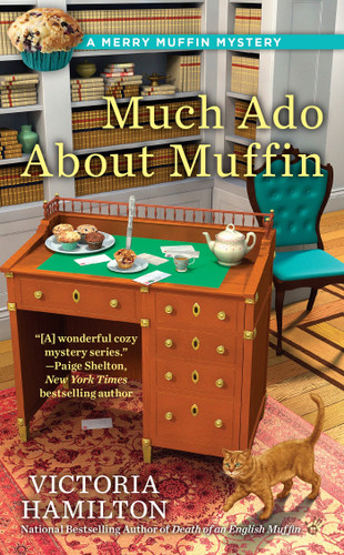 Much Ado About Muffin (A Merry Muffin Mystery) book cover by Victoria Hamilton