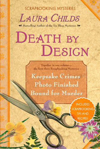 Death By Design (A Scrapbooking Mystery) book cover by Laura Childs