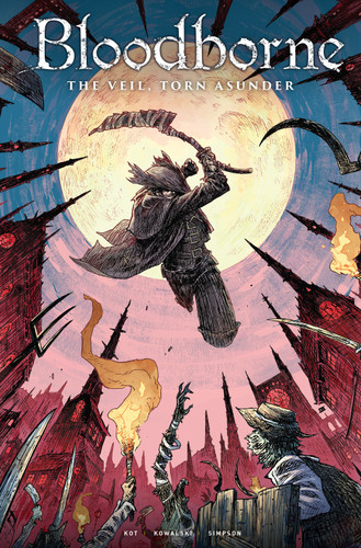 Bloodborne Vol. 4: The Veil, Torn Asunder (Graphic Novel) (BLOODBORNE) book cover by Ales Kot