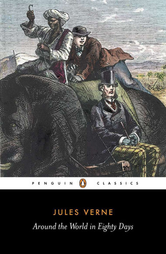 Around the World in Eighty Days book cover by Jules Verne