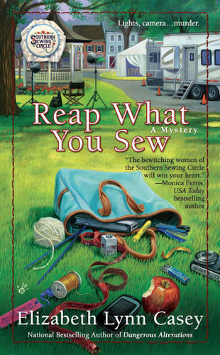Reap What You Sew (Southern Sewing Circle Mystery) book cover by Elizabeth Lynn Casey