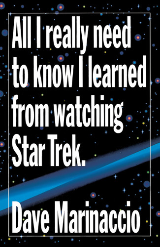 All I Really Need to Know I Learned from Watching Star Trek book cover by Dave Marinaccio