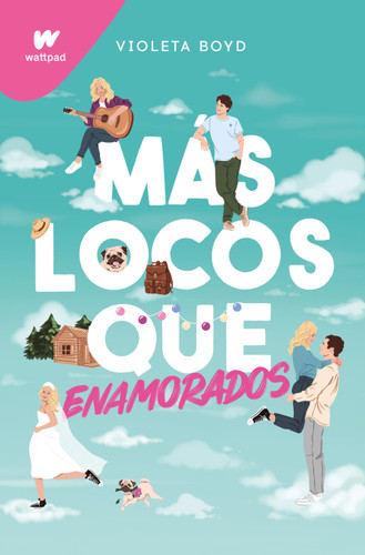 Más locos que enamorados/ More Insane Than in Love book cover by Violeta Boyd