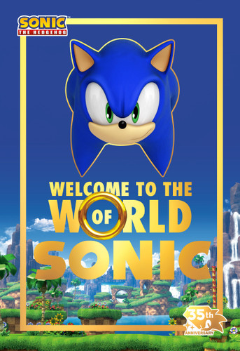 Welcome to the World of Sonic: 35th Anniversary Edition (Sonic the Hedgehog) book cover by Lloyd Cordill