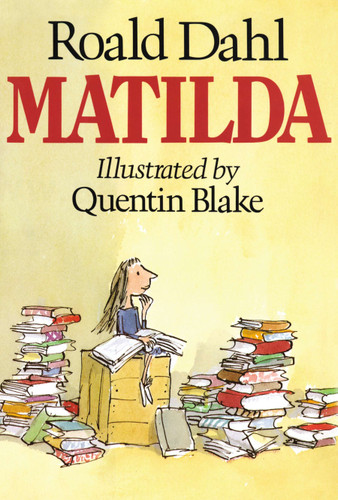Matilda book cover by Roald Dahl