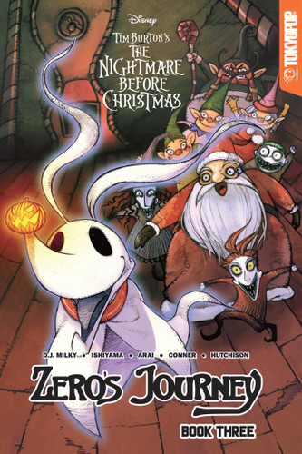 Disney Manga: Tim Burton's The Nightmare Before Christmas - Zero's Journey, Book 3 book cover by D.J. Milky