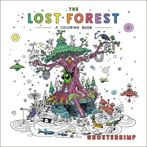 The Lost Forest: A Coloring Book book cover by GHOSTSHRIMP