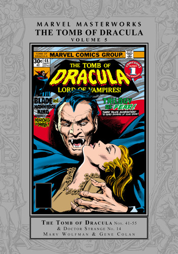 Marvel Masterworks: The Tomb Of Dracula Vol. 5 book cover by Marv Wolfman, Steve Englehart